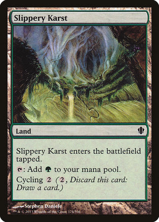Slippery Karst [Commander 2013] | The Time Vault CA