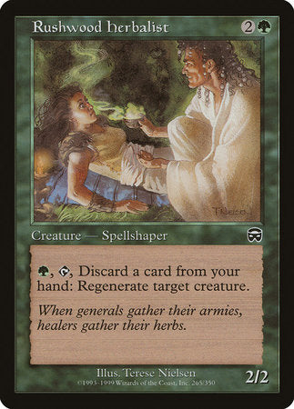 Rushwood Herbalist [Mercadian Masques] | The Time Vault CA