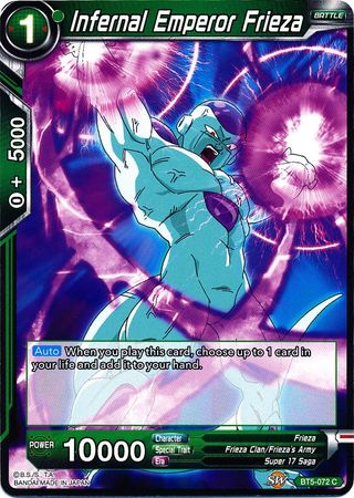 Infernal Emperor Frieza (BT5-072) [Miraculous Revival] | The Time Vault CA