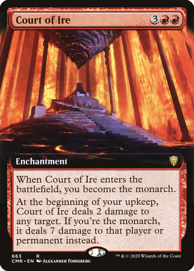 Court of Ire (Extended Art) [Commander Legends] | The Time Vault CA