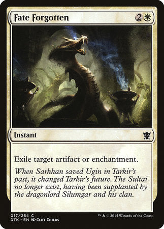 Fate Forgotten [Dragons of Tarkir] | The Time Vault CA
