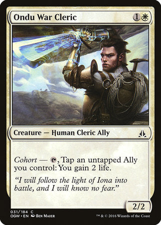 Ondu War Cleric [Oath of the Gatewatch] | The Time Vault CA