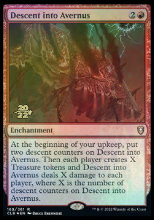 Descent into Avernus [Commander Legends: Battle for Baldur's Gate Prerelease Promos] | The Time Vault CA