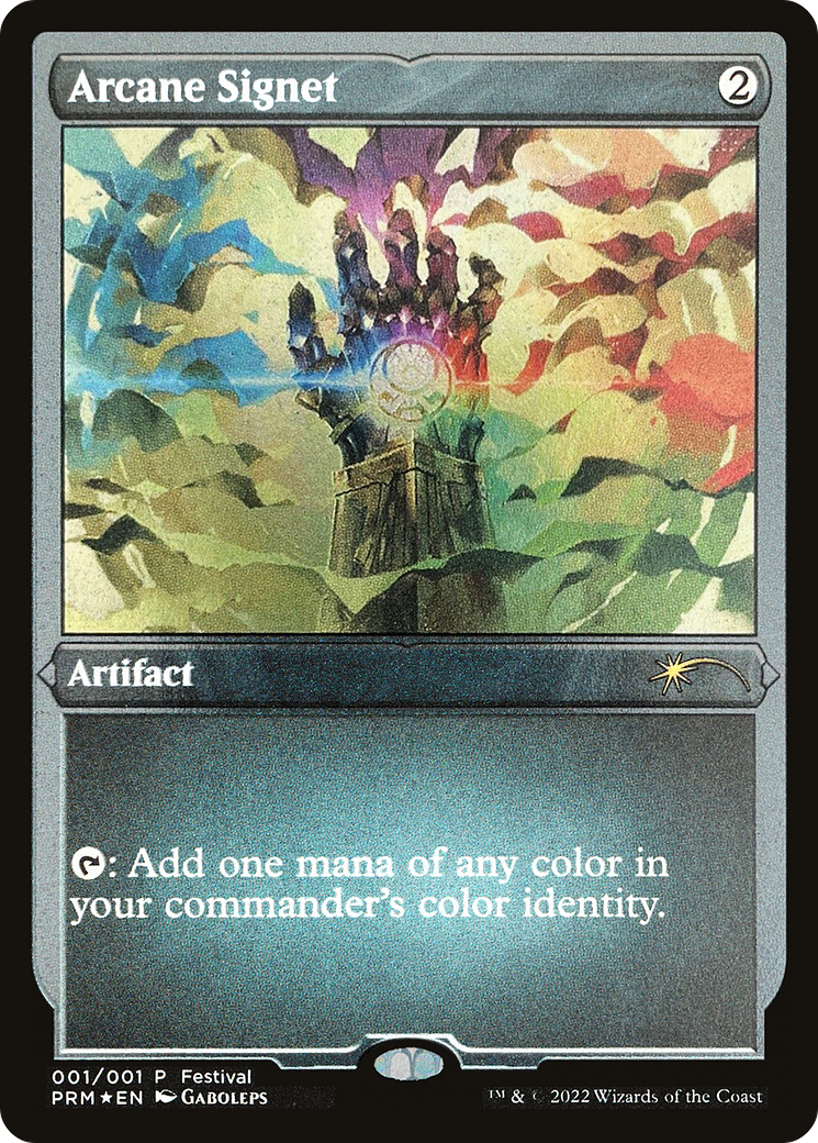 Arcane Signet (Foil Etched) [30th Anniversary Promos] | The Time Vault CA