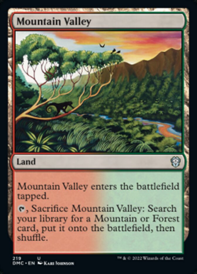 Mountain Valley [Dominaria United Commander] | The Time Vault CA