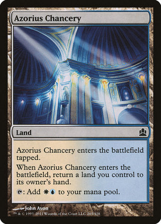 Azorius Chancery [Commander 2011] | The Time Vault CA