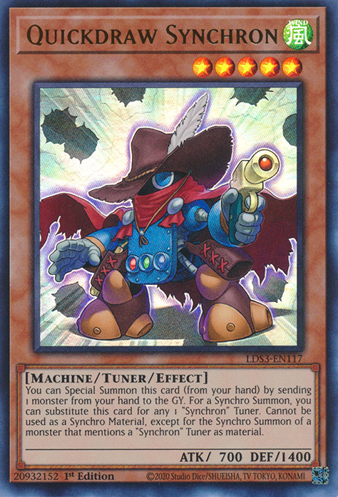 Quickdraw Synchron [LDS3-EN117] Ultra Rare | The Time Vault CA