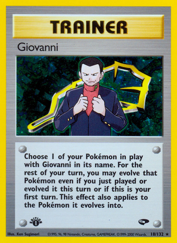 Giovanni (18/132) [Gym Challenge 1st Edition] | The Time Vault CA