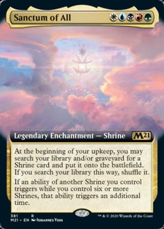 Sanctum of All (Extended Art) [Core Set 2021] | The Time Vault CA