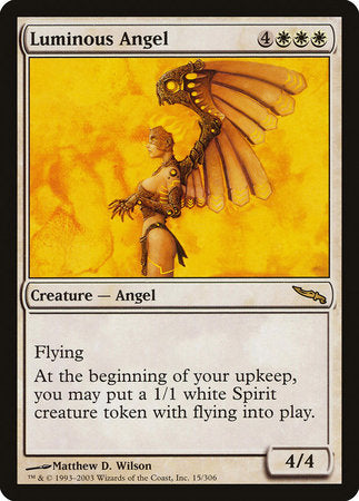 Luminous Angel [Mirrodin] | The Time Vault CA