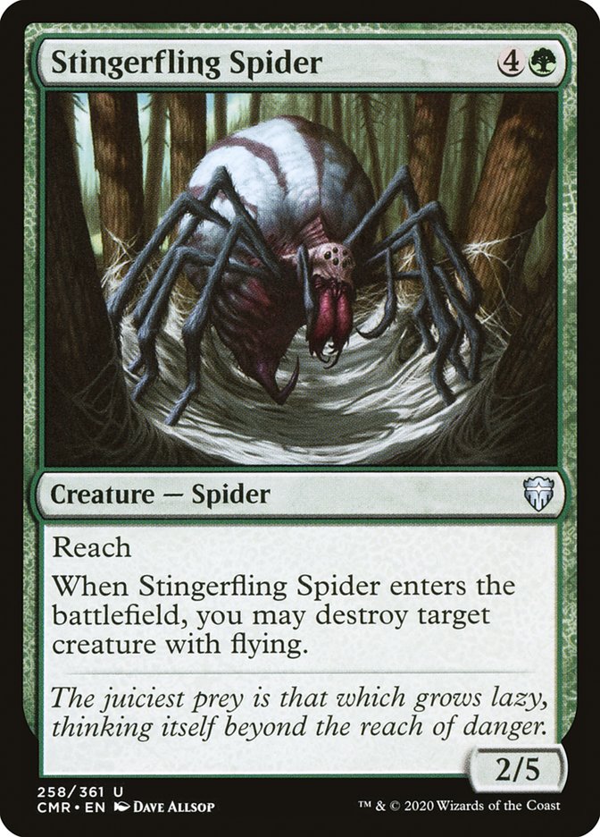 Stingerfling Spider [Commander Legends] | The Time Vault CA