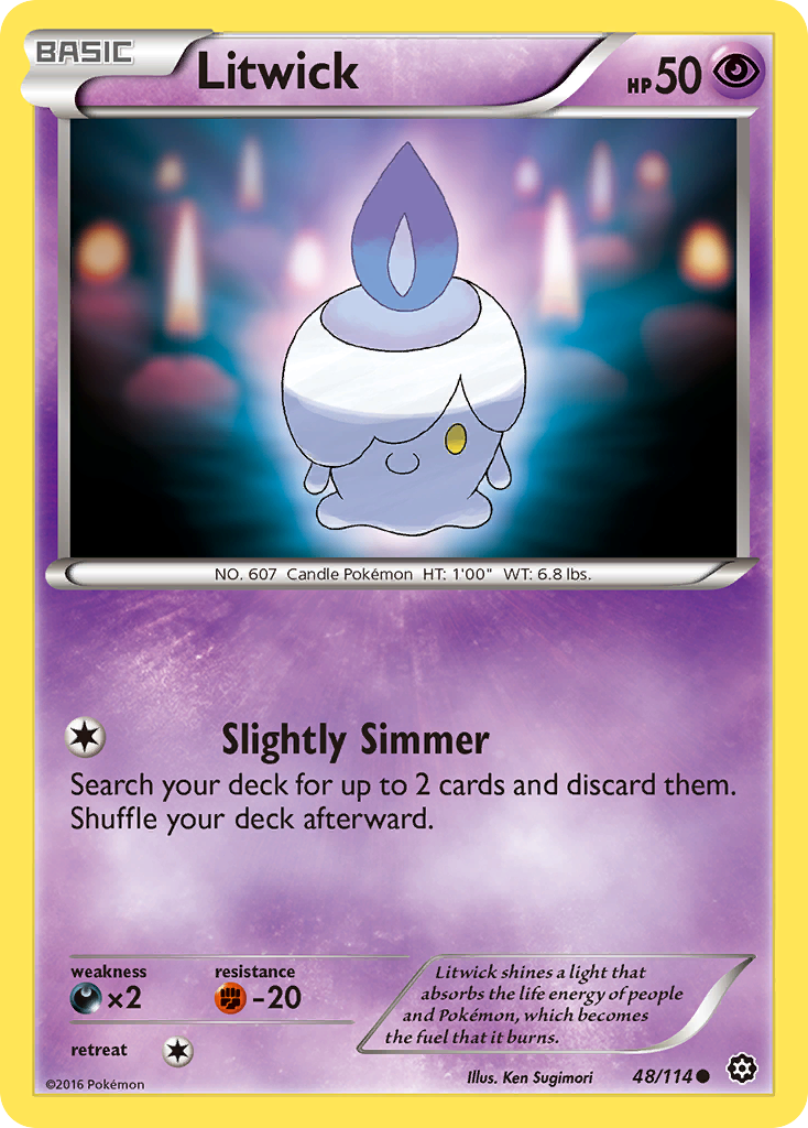 Litwick (48/114) [XY: Steam Siege] | The Time Vault CA