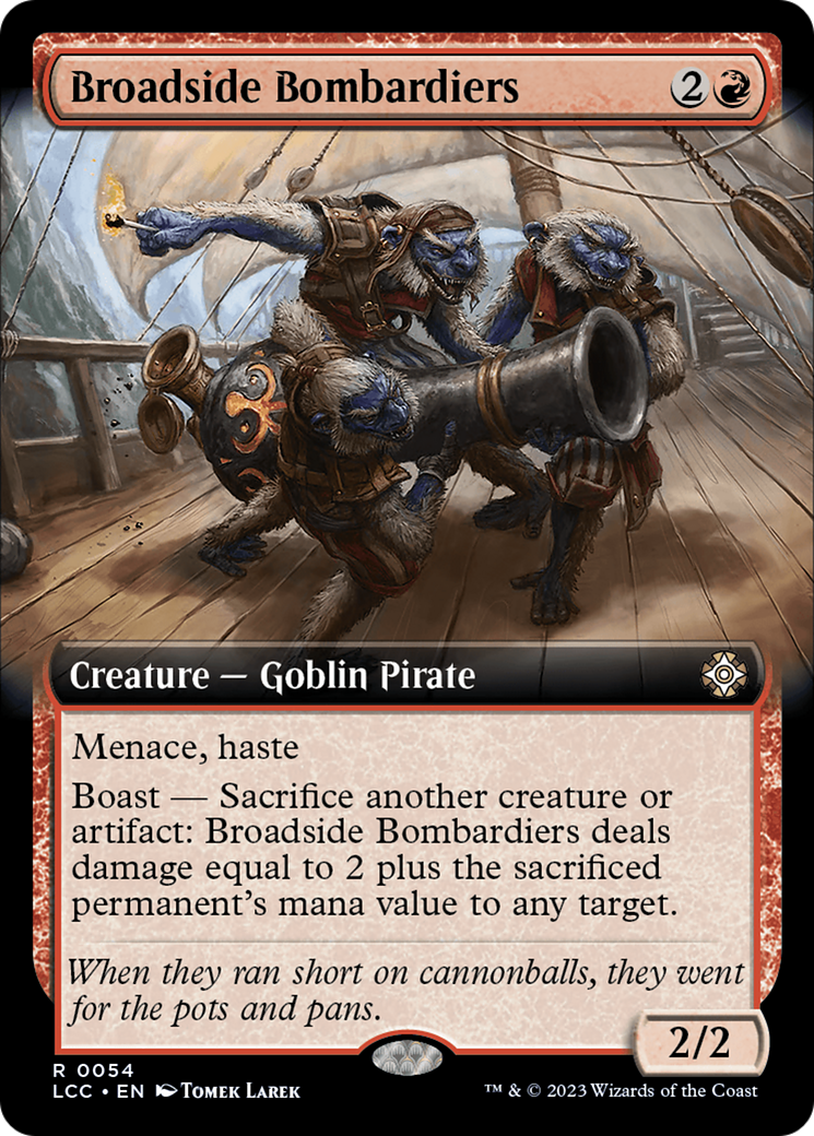 Broadside Bombardiers (Extended Art) [The Lost Caverns of Ixalan Commander] | The Time Vault CA