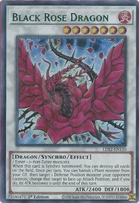 Black Rose Dragon (Green) [LDS2-EN110] Ultra Rare | The Time Vault CA