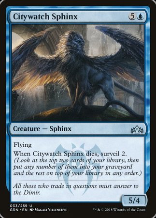 Citywatch Sphinx [Guilds of Ravnica] | The Time Vault CA