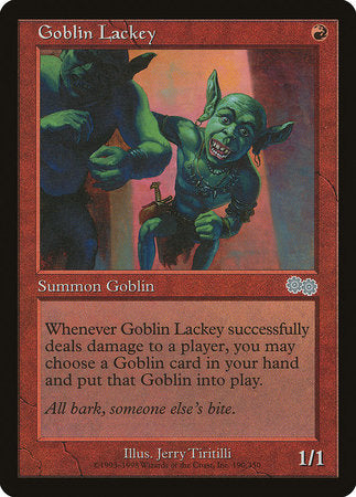 Goblin Lackey [Urza's Saga] | The Time Vault CA