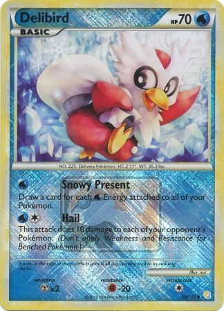 Delibird (39/123) (League Promo) [HeartGold & SoulSilver: Base Set] | The Time Vault CA