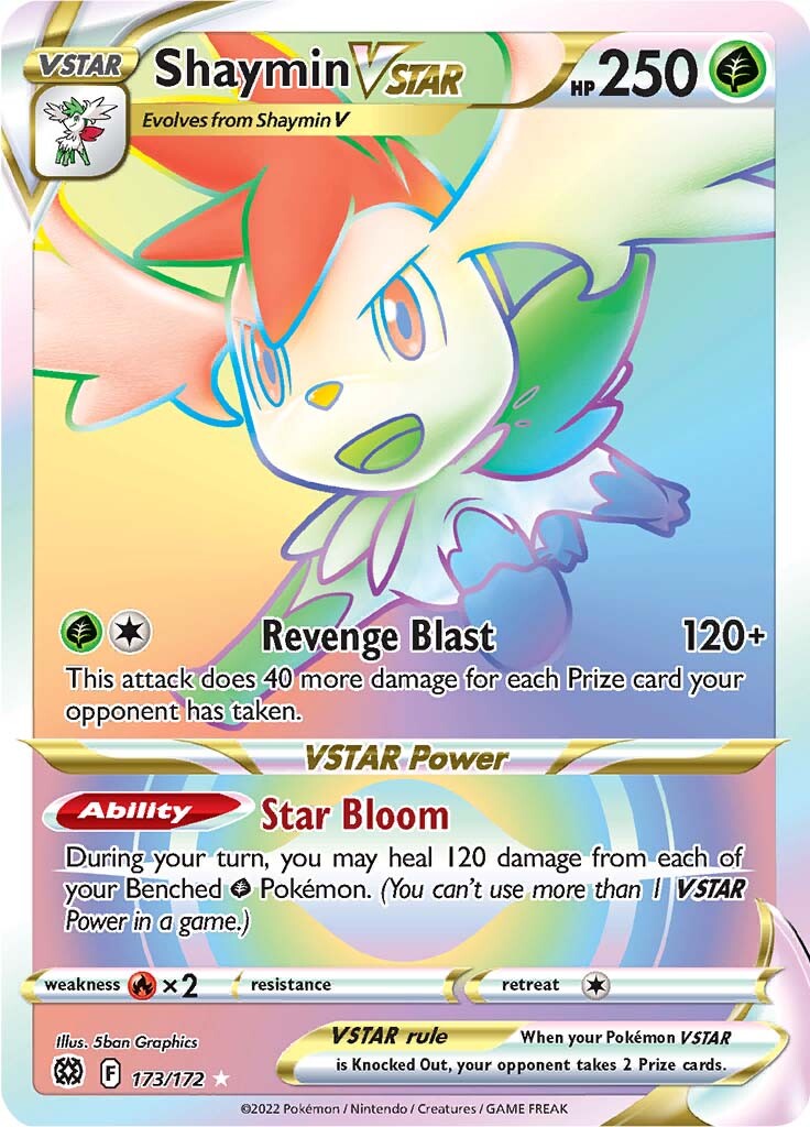 Shaymin VSTAR (173/172) [Sword & Shield: Brilliant Stars] | The Time Vault CA