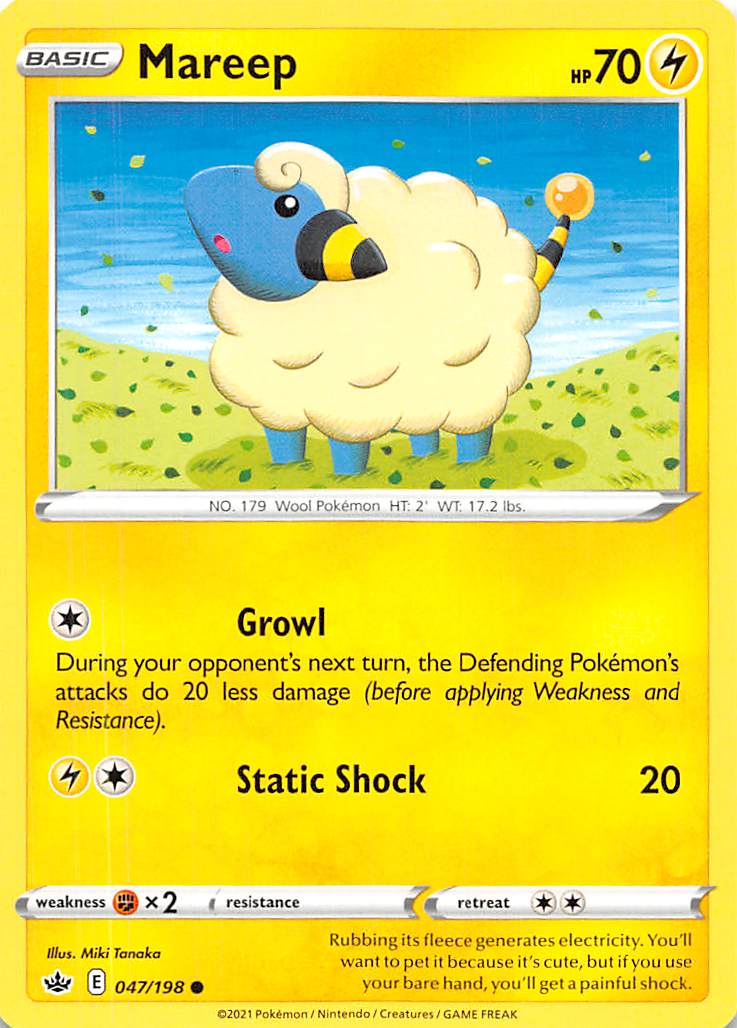 Mareep (047/198) [Sword & Shield: Chilling Reign] | The Time Vault CA