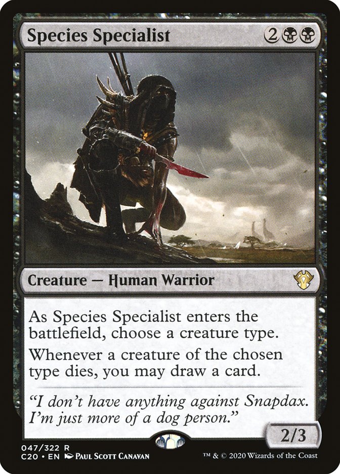 Species Specialist [Commander 2020] | The Time Vault CA