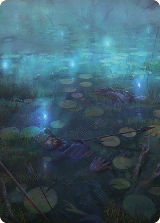 The Dead Marshes Art Card [The Lord of the Rings: Tales of Middle-earth Art Series] | The Time Vault CA