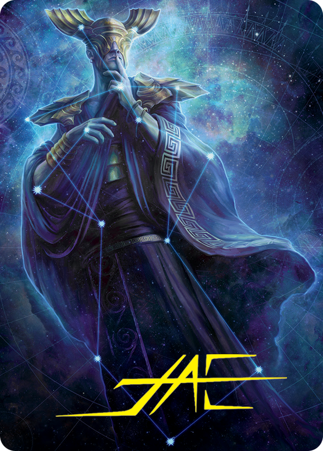 Atris, Oracle of Half-Truths Art Card (Gold-Stamped Signature) [March of the Machine Art Series] | The Time Vault CA