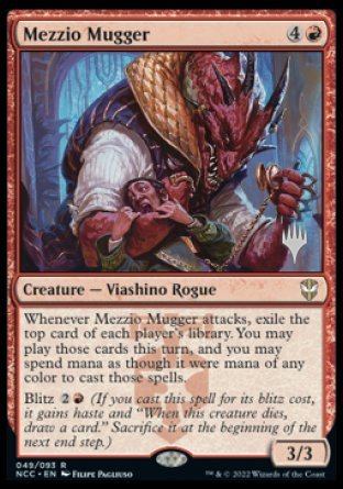 Mezzio Mugger (Promo Pack) [Streets of New Capenna Commander Promos] | The Time Vault CA