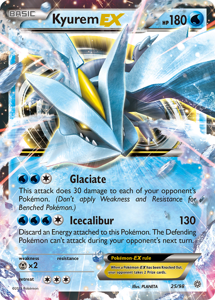 Kyurem EX (25/98) [XY: Ancient Origins] | The Time Vault CA