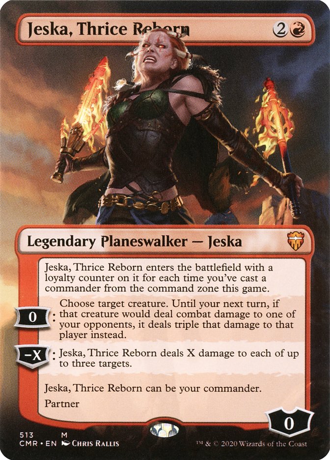 Jeska, Thrice Reborn (Borderless) [Commander Legends] | The Time Vault CA