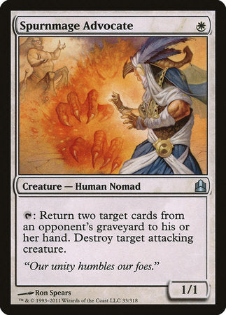 Spurnmage Advocate [Commander 2011] | The Time Vault CA