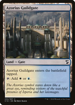 Azorius Guildgate [Commander 2018] | The Time Vault CA