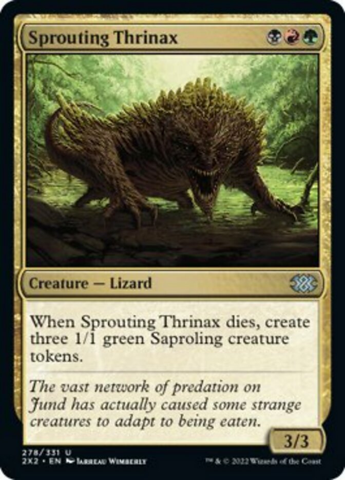 Sprouting Thrinax [Double Masters 2022] | The Time Vault CA