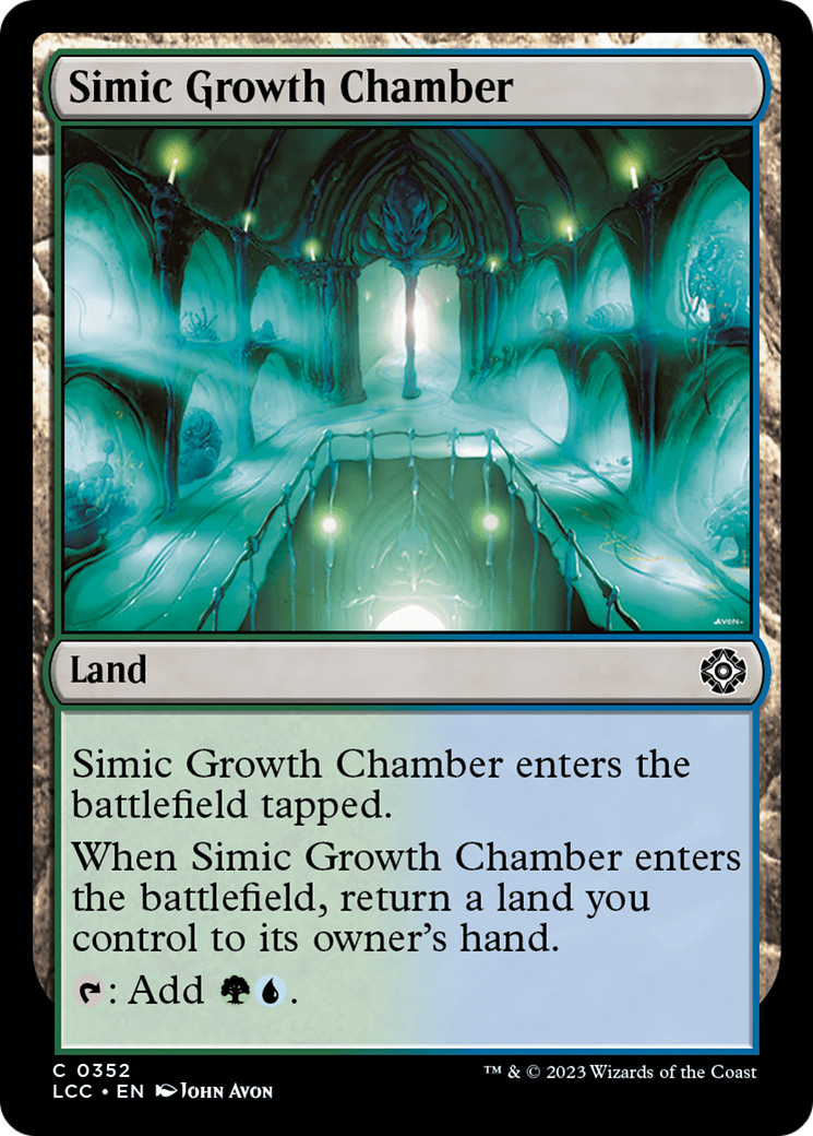 Simic Growth Chamber [The Lost Caverns of Ixalan Commander] | The Time Vault CA