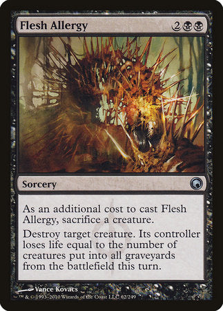 Flesh Allergy [Scars of Mirrodin] | The Time Vault CA
