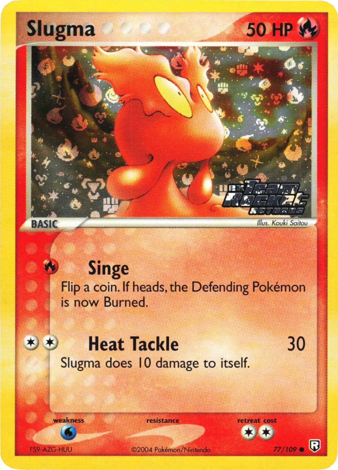 Slugma (77/109) (Stamped) [EX: Team Rocket Returns] | The Time Vault CA