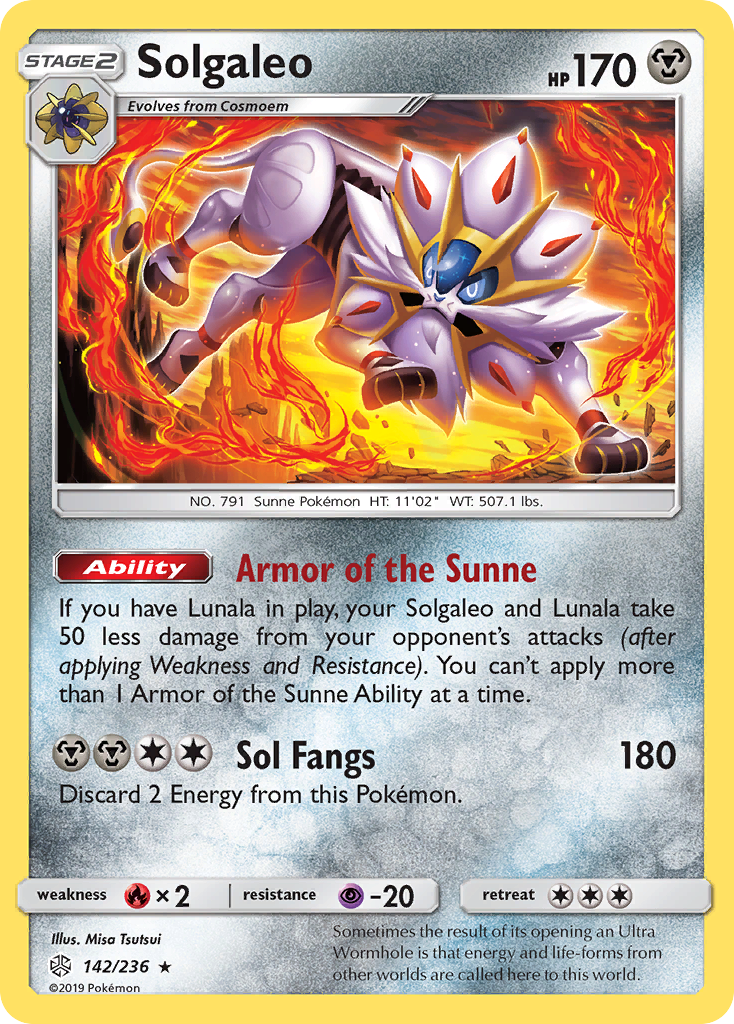 Solgaleo (142/236) [Sun & Moon: Cosmic Eclipse] | The Time Vault CA