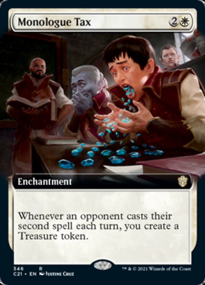 Monologue Tax (Extended) [Commander 2021] | The Time Vault CA