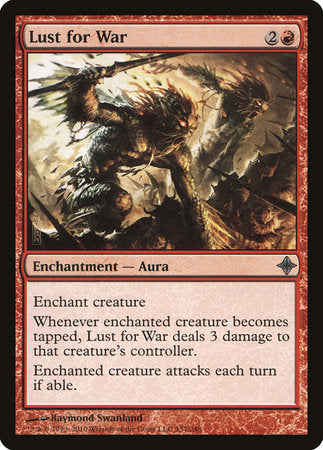 Lust for War [Rise of the Eldrazi] | The Time Vault CA