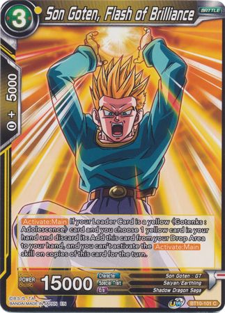 Son Goten, Flash of Brilliance (BT10-101) [Rise of the Unison Warrior 2nd Edition] | The Time Vault CA