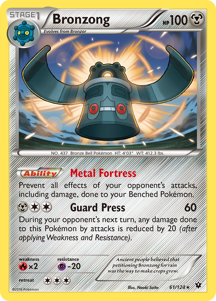 Bronzong (61/124) [XY: Fates Collide] | The Time Vault CA
