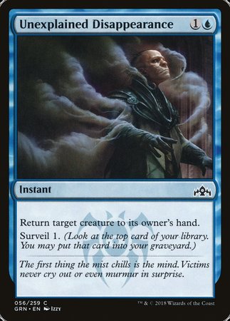 Unexplained Disappearance [Guilds of Ravnica] | The Time Vault CA