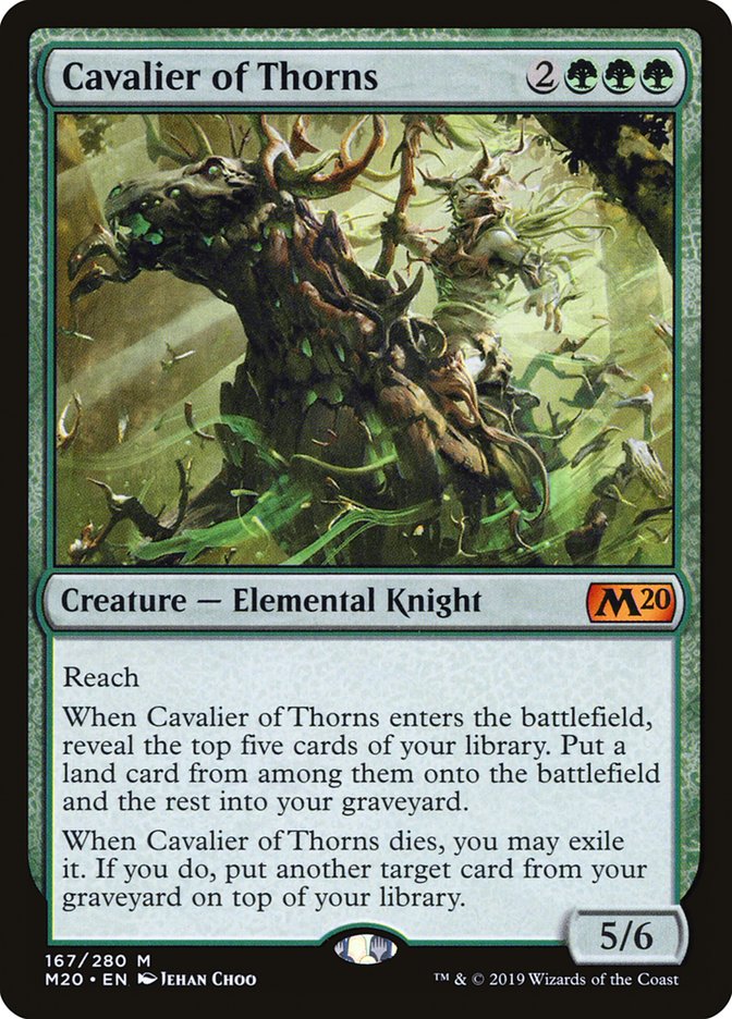 Cavalier of Thorns [Core Set 2020] | The Time Vault CA