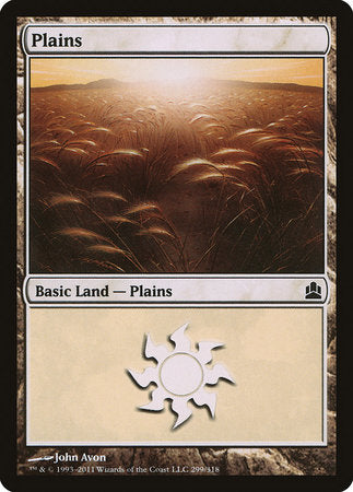 Plains (299) [Commander 2011] | The Time Vault CA