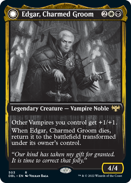 Edgar, Charmed Groom // Edgar Markov's Coffin [Innistrad: Double Feature] | The Time Vault CA