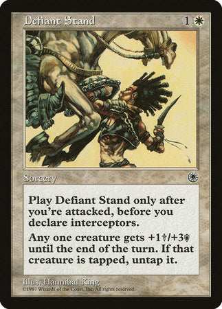 Defiant Stand [Portal] | The Time Vault CA