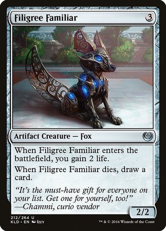 Filigree Familiar [Kaladesh] | The Time Vault CA