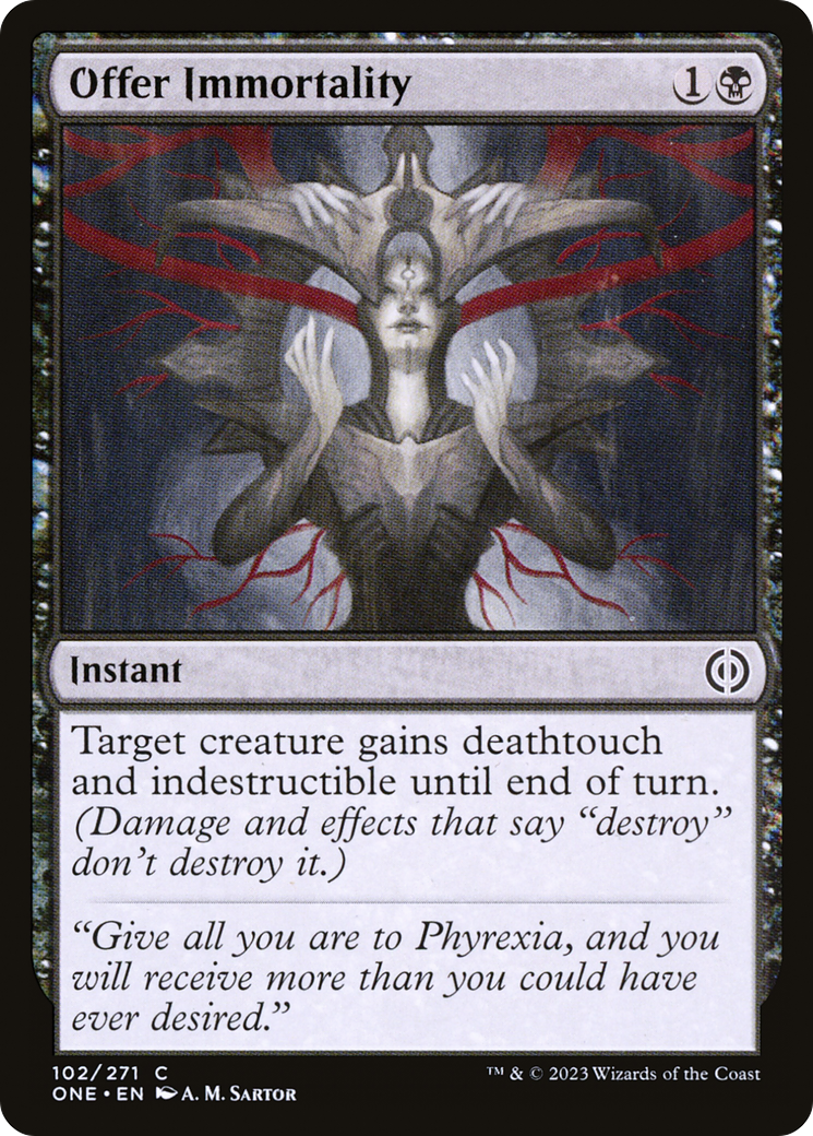 Offer Immortality [Phyrexia: All Will Be One] | The Time Vault CA