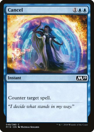 Cancel [Core Set 2019] | The Time Vault CA