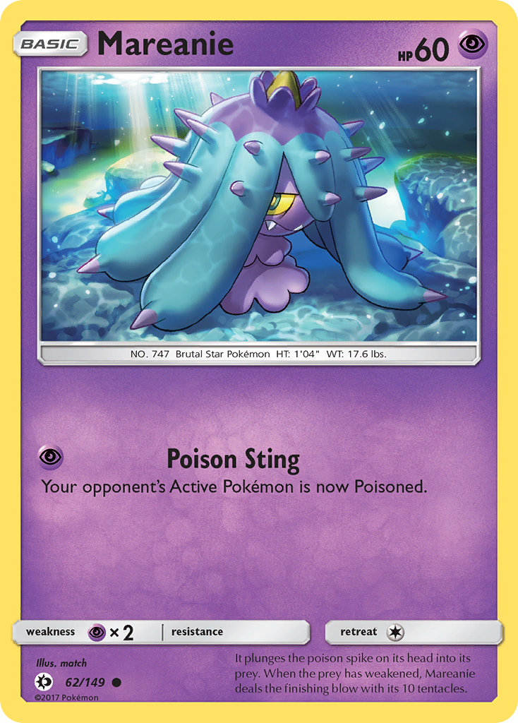 Mareanie (62/149) [Sun & Moon: Base Set] | The Time Vault CA