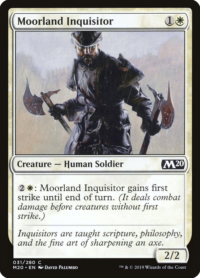 Moorland Inquisitor [Core Set 2020] | The Time Vault CA